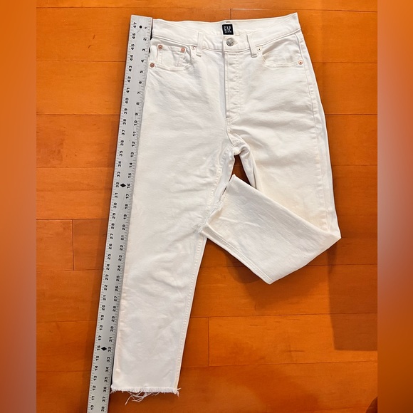 Gap Cheeky Straight White Jeans - Picture 7 of 14